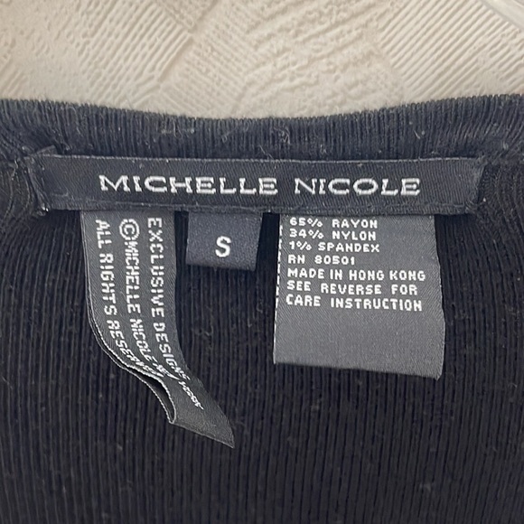 ❤️ MICHELLE NICOLE Long Sleeve Lightweight Sweatertop Size S - Picture 4 of 4